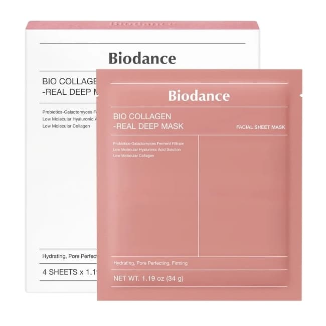 Bio-Collagen Real Deep Mask – Coffret 4 masques hydrogel — Visage