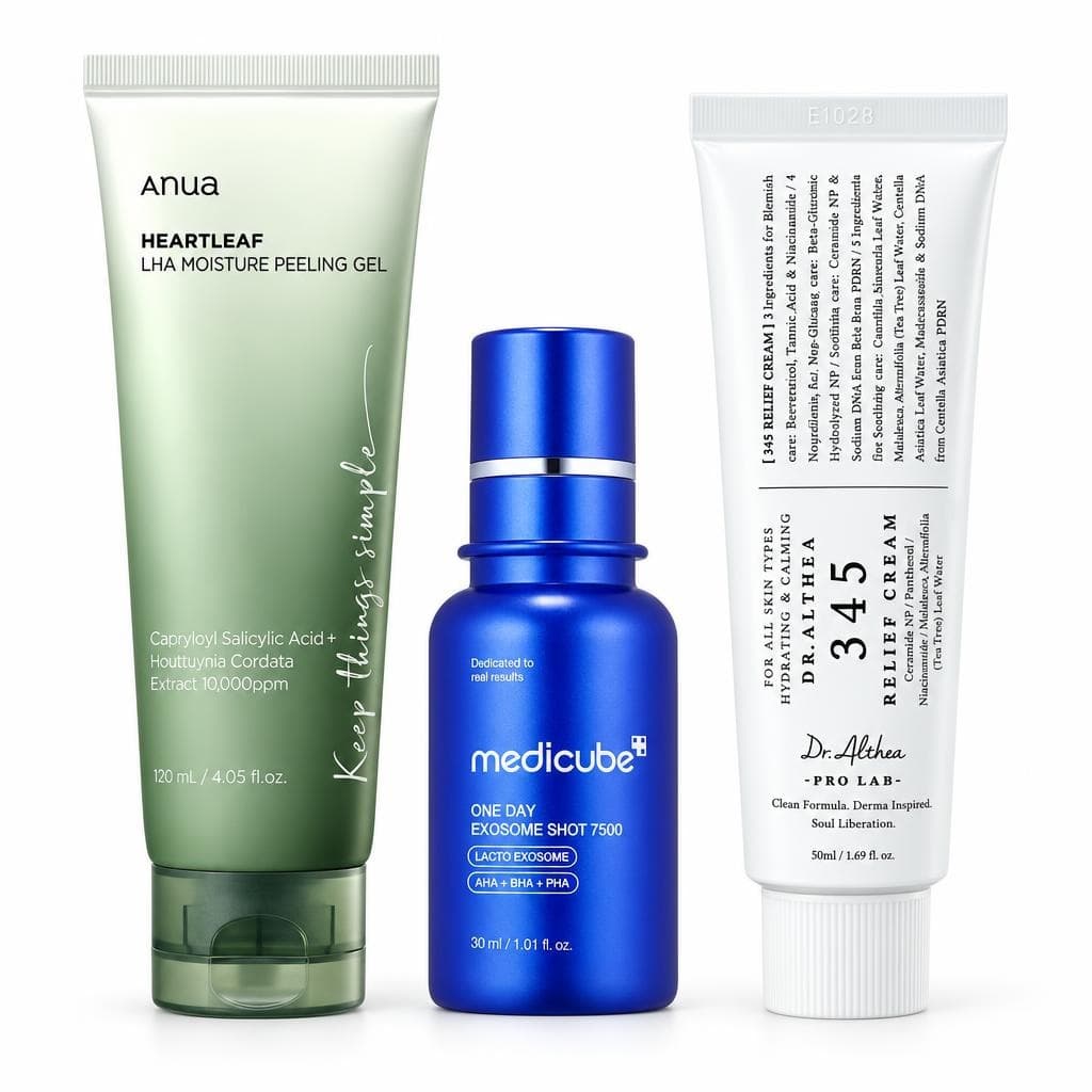 روتين SOS Pores & Imperfections – مجموعة عناية بالوجه لتنقية المسام وتهدئة الشوائب، للبشرة المختلطة إلى الدهنية — البشرة